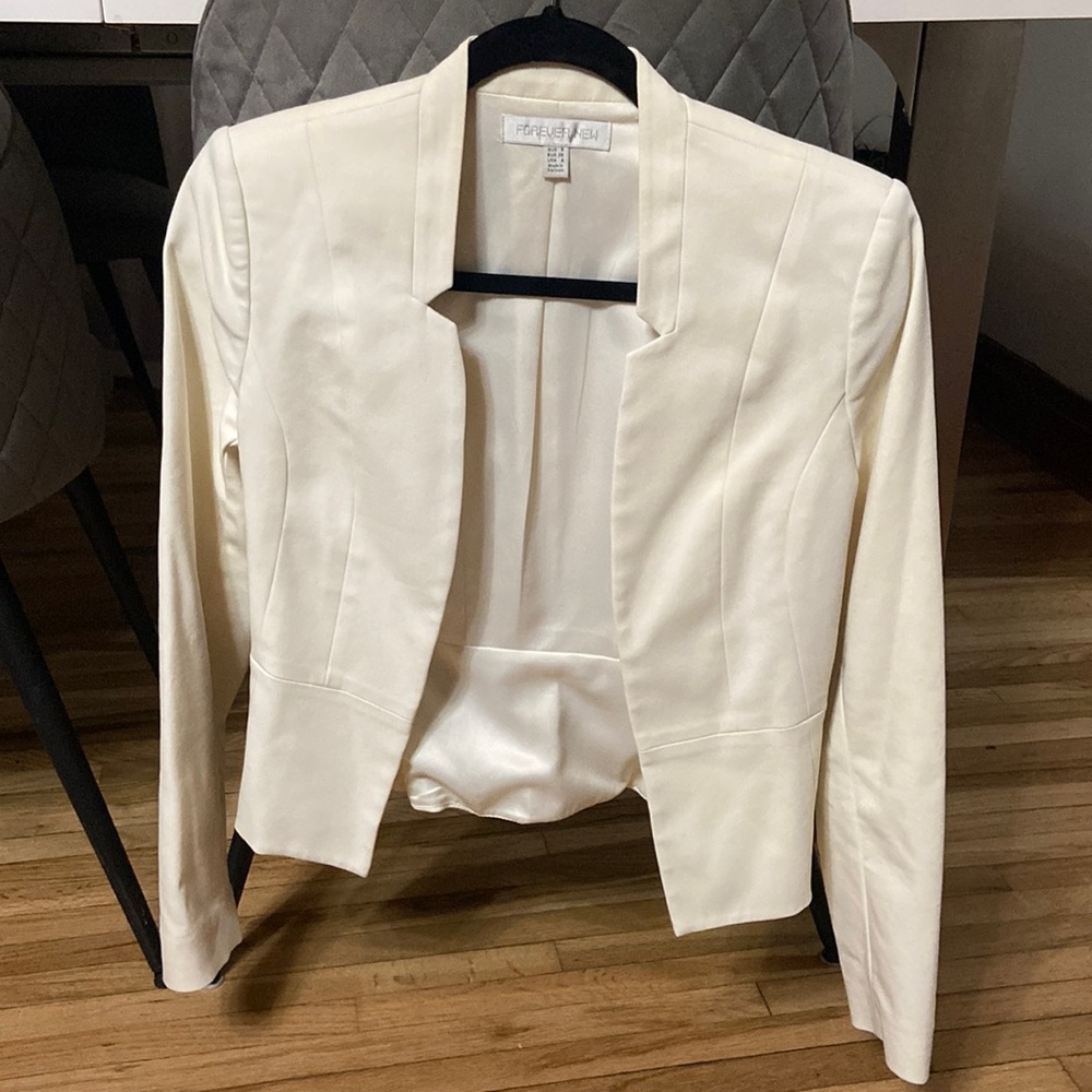 Off white blazer from Forever New